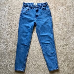 Zara High Rise Mom Jeans